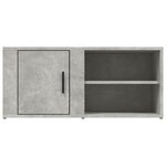 vidaXL Meuble TV Gris béton 80x31 5x36 cm Bois d'ingénierie