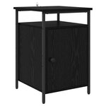 vidaXL Cabinet de chevet Chêne noir 40 x 42 x 60cm Bois d'ingénierie