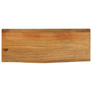 vidaXL Dessus de table à bord vivant 80x40x3 8 cm bois massif manguier