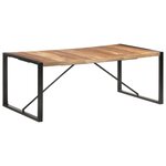 vidaXL Table de salle à manger 200x100x75 cm Bois solide