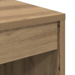 vidaXL Bureau d'écriture Chêne Bois d'ingénierie 80 x 40 x 76 cm