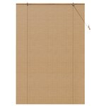 vidaXL Stores et Occultants Marron Clair 140 x 220 cm Bambou