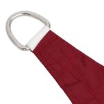 vidaXL Voile de parasol Tissu Oxford rectangulaire 4x7 m Rouge