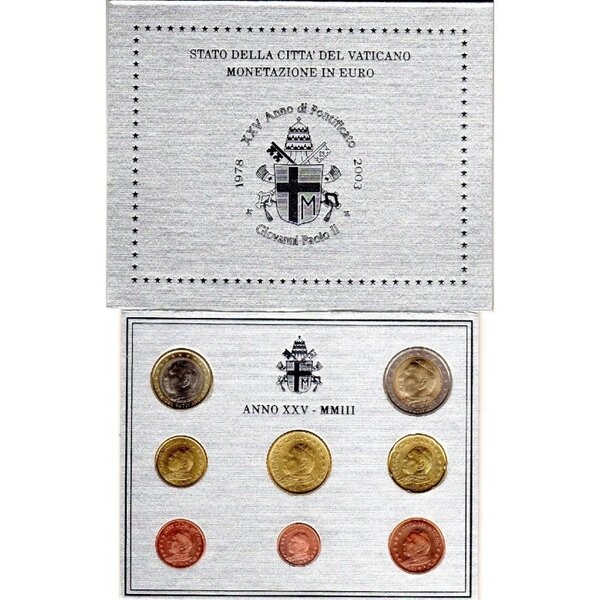 Coffret série euro BU Vatican 2003