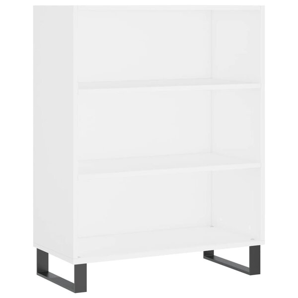 vidaXL Armoire à étagères blanc 69 5x32 5x90 cm bois d'ingénierie