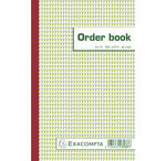 Orderbook Ligné 21x13 5cm 50 Feuillets Triple Autocopiant - Blanc - X 10 - Exacompta