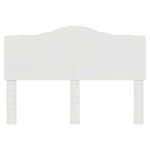vidaXL Tête de lit Blanc Brillant 160 cm Bois d'ingénierie