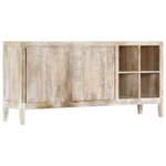 vidaXL Buffet 160x40x76 cm Bois massif de manguier