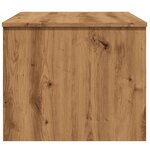 vidaXL Table basse chêne artisanal 80x50 5x41 5 cm bois d'ingénierie