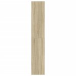 vidaXL Armoire à chaussures 4 tiroirs rabattables chêne sonoma