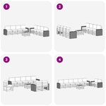 vidaXL Ensemble de canapés d'extérieur 9 pc Naturel et Beige