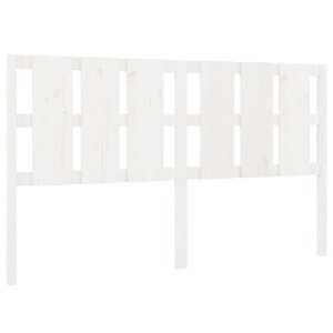 vidaXL Tête de lit blanc 165 5x4x100 cm bois massif de pin