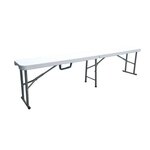 Banc pliable pour table de réception 180 cm