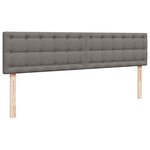 VidaXL Cadre de lit ottoman avec matelas taupe 160x200 cm tissu