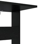 vidaXL Table d'appoint Chêne noir 40 x 35 x 60 5 cm Bois d'ingénierie