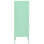 vidaXL Armoire de rangement Vert menthe 42 5x35x101 5 cm Acier