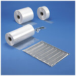 Gaine plastique transparente 150 microns 180 mm x233 m