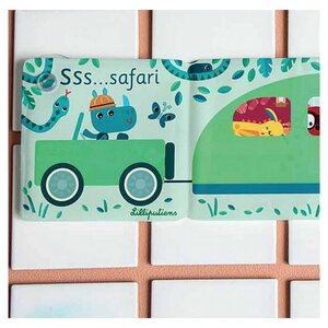 Livre pour le bain Safari Jungle Panneau magique