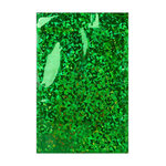 Lot de 100 sachet alu holographique vert 162x114 mm (c6)