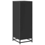 vidaXL Armoire de salle de bain noir 35x37 5x100 cm bois d'ingénierie