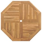 vidaXL Ensemble de salle à manger de jardin 5 pièces en bois massif Teck