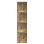 vidaXL Armoire d'angle chêne artisanal 33x33x132 cm bois d'ingénierie
