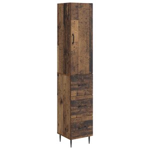 vidaXL Ensemble de Meubles 2 Pièces Bois ancien 33 x 34 5 x 90 cm