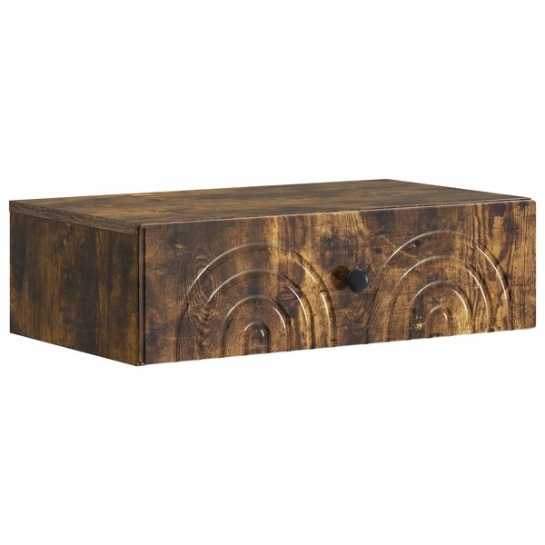 vidaXL Table d'appoint murale 59 x 34 5 x 17 cm Bois d'ingénierie
