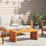 vidaXL Table basse Marron 90 x 45 x 35 cm Bois d'acacia massif