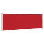 vidaXL Auvent latéral rétractable de patio 100x300 cm Rouge