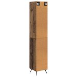 vidaXL Ensemble de Meubles 2 Pièces Bois ancien 34 5 x 34 5 x 90 cm