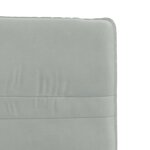 vidaXL Chaises à manger lot de 4 Gris clair Velours