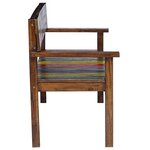 vidaXL Chaises à manger lot de 4 bois de récupération solide