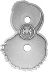Pièce de monnaie en Argent 15000 Francs g 93.3 (3 oz) Millésime 2025 Figure 8 DRAGON AND SNAKE