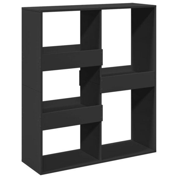 vidaXL Bibliothèque/Séparateur de pièce noir 100x33x115 cm