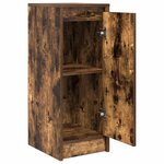 vidaXL Buffet chêne fumé 29 5x34x76 cm bois d'ingénierie
