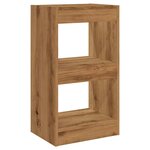 vidaXL Bibliothèque/Séparateur de pièce chêne artisanal 40x30x72 cm