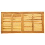 vidaXL Plateau de table Marron 110 x 55 x 2 cm Bois d'acacia massif