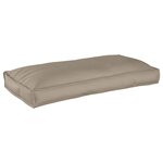 vidaXL Set de coussins de palette 3 Pièces Taupe 120 x 60 x 12 cm