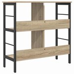 vidaXL Étagère Chêne Sonoma 82 x 32 x 79 cm Bois d'ingénierie