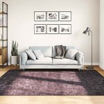 vidaXL Tapis lavable antidérapant 160x230 cm anthracite