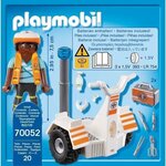 Playmobil 70052 - city life les secouristes - secouriste et gyropode