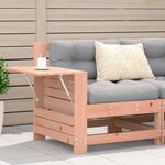 vidaXL Canapé de jardin accoudoir avec table d'appoint massif douglas