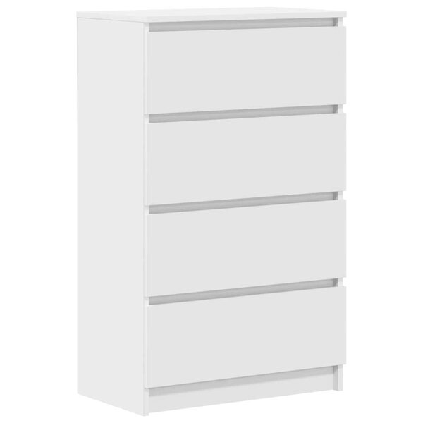 vidaXL Buffet Blanc 60x35x98 5 cm Bois d'ingénierie