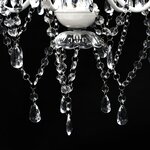 Vidaxl lustre 5 ampoules transparent