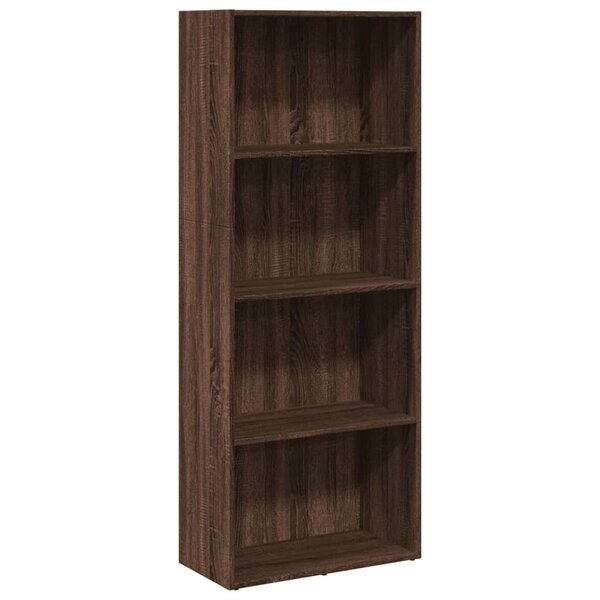vidaXL Bibliothèque chêne marron 60x30x152 cm bois d'ingénierie