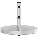 vidaXL Base de parasol pour mâts Ø32/38/48 mm 25 kg rond