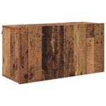 vidaXL Unité murale de TV 5 Pièces Bois Ancien Bois d'ingénierie