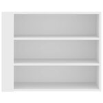 vidaXL Armoire murale blanc 75x35x60 cm bois d'ingénierie