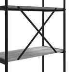 vidaXL Étagère Sonoma gris 80 x 30 x 146 cm Bois d'ingénierie
